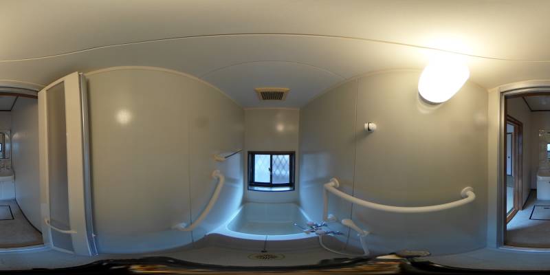 パノラマ画像バスルーム