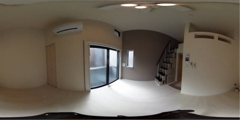 パノラマ画像リビング