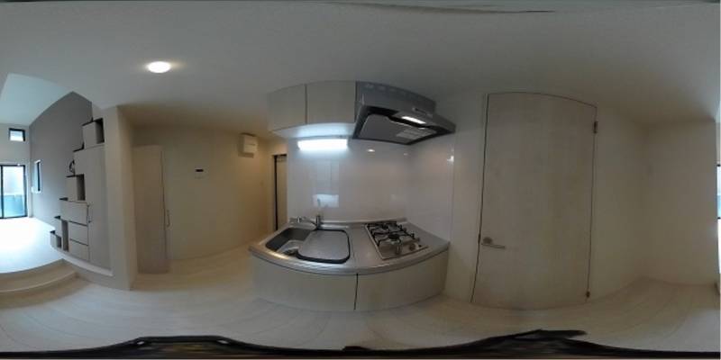 パノラマ画像キッチン