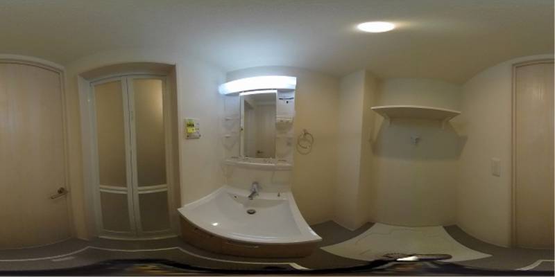 パノラマ画像洗面所