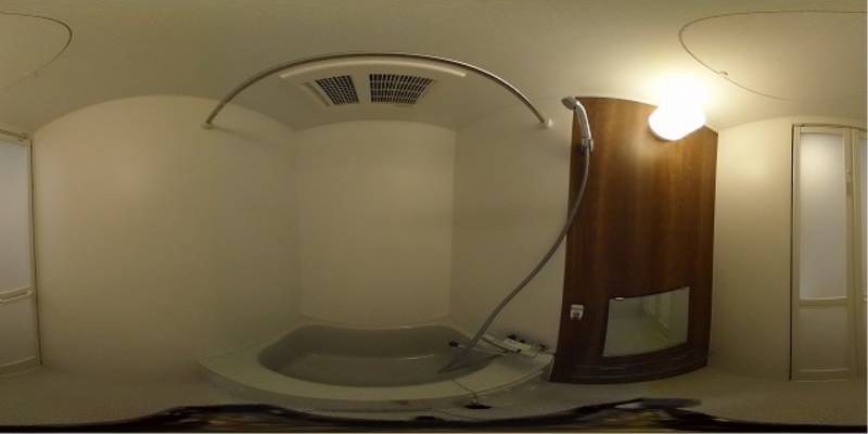 パノラマ画像バスルーム