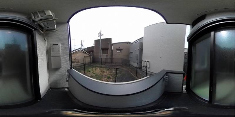 パノラマ画像バルコニー