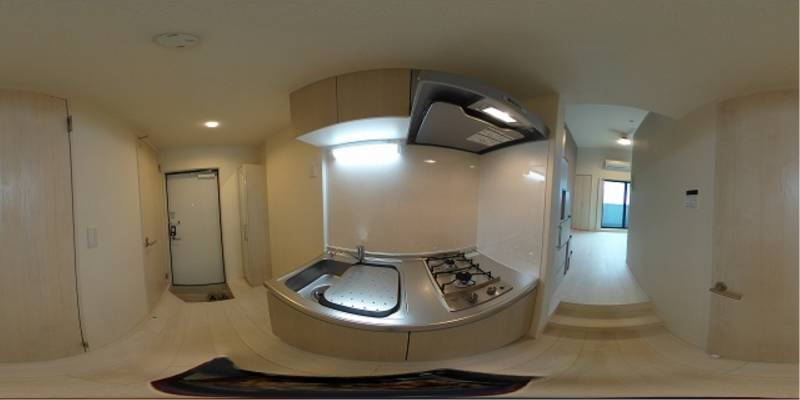 パノラマ画像キッチン