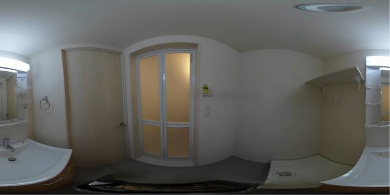 パノラマ画像洗面所
