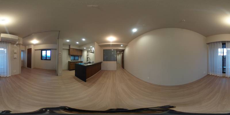 パノラマ画像リビング