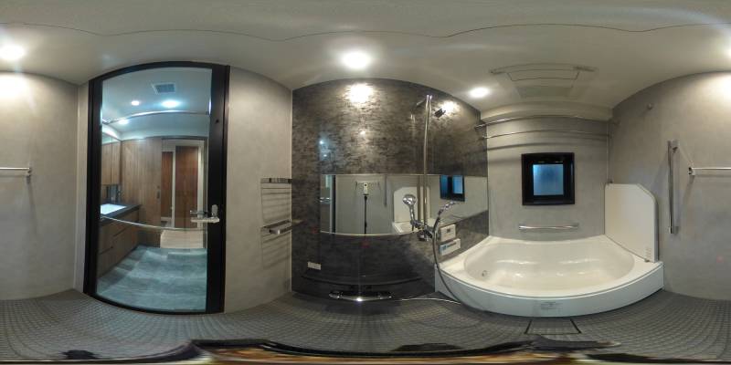 パノラマ画像バスルーム