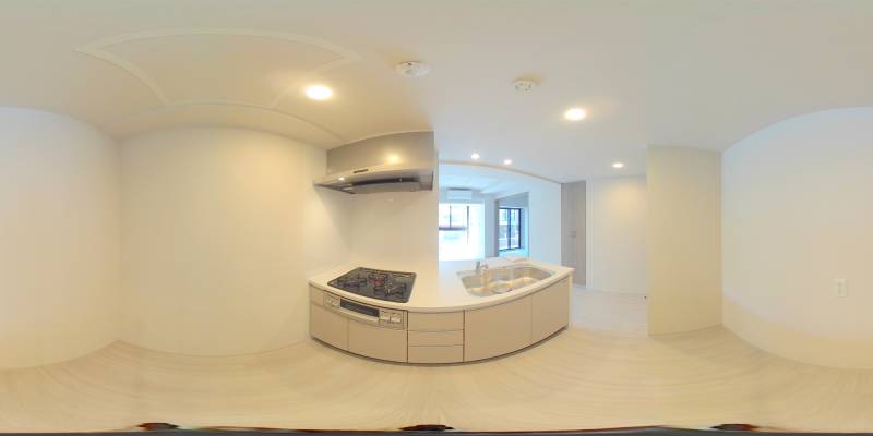 パノラマ画像キッチン