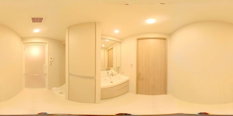 パノラマ画像洗面所