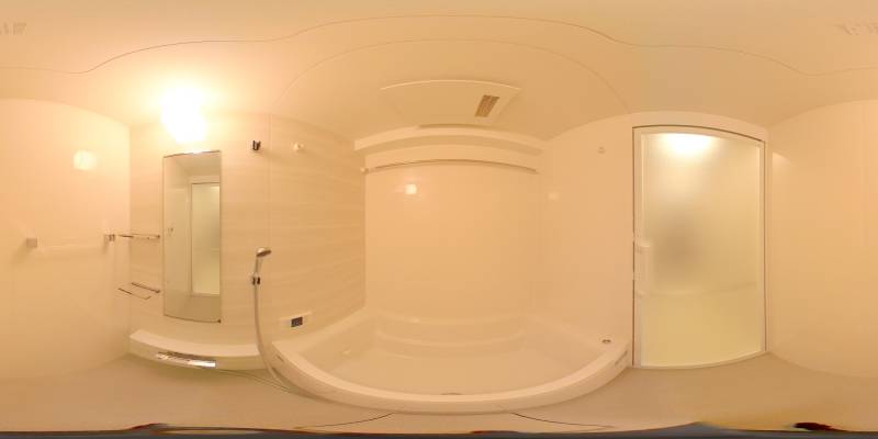 パノラマ画像バスルーム