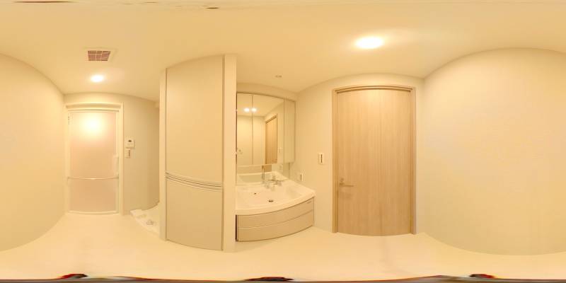 パノラマ画像洗面所