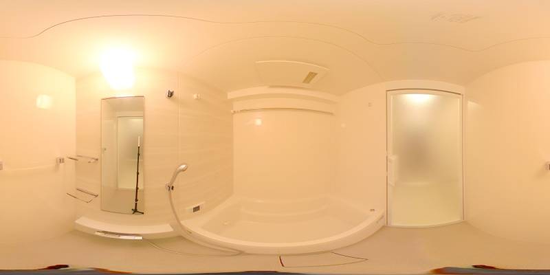 パノラマ画像バスルーム