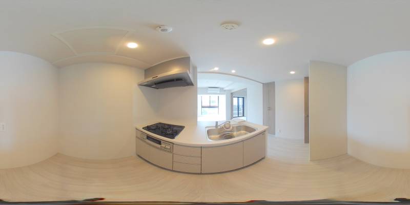 パノラマ画像キッチン