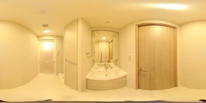 パノラマ画像洗面所