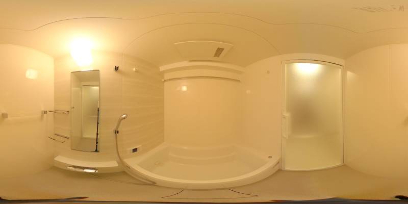 パノラマ画像バスルーム