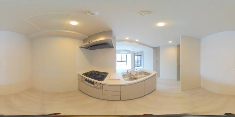 パノラマ画像キッチン