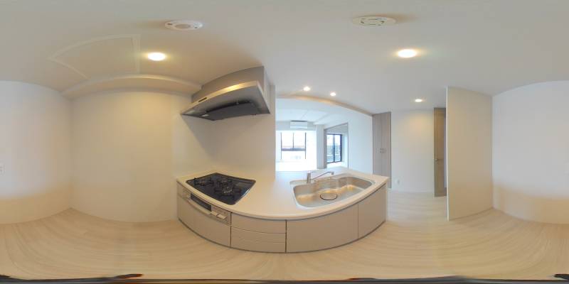 パノラマ画像キッチン