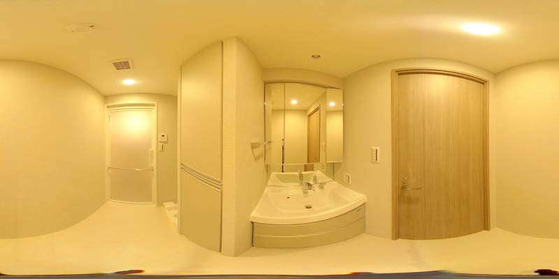 パノラマ画像洗面所