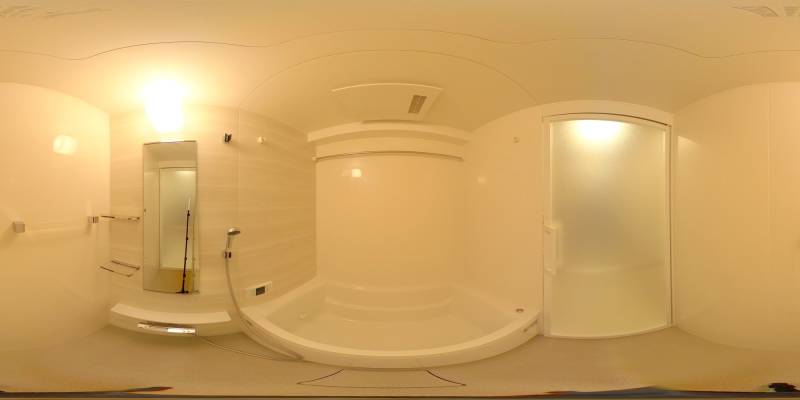 パノラマ画像バスルーム