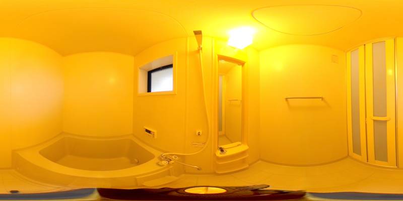 パノラマ画像バスルーム