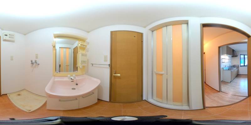 パノラマ画像洗面所