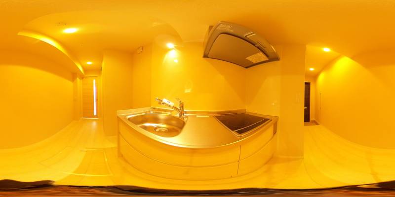 パノラマ画像キッチン