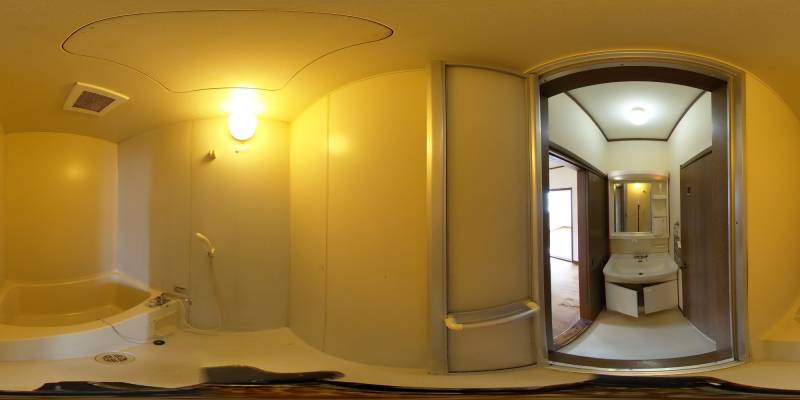 パノラマ画像バスルーム