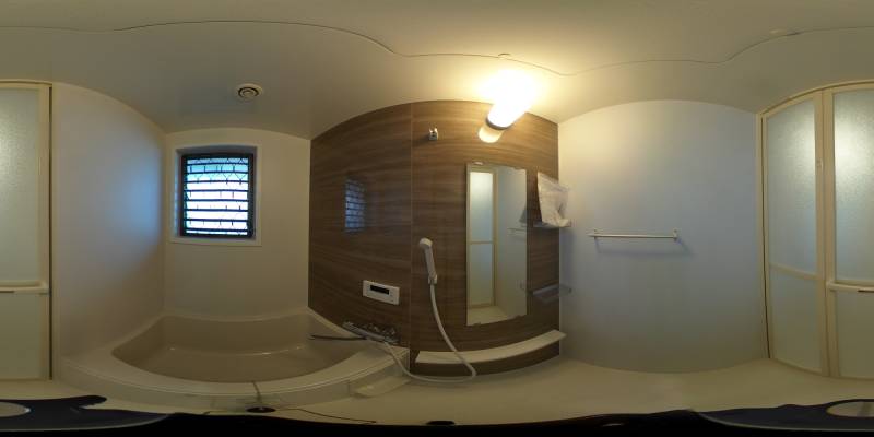 パノラマ画像バスルーム