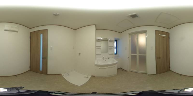 パノラマ画像洗面所