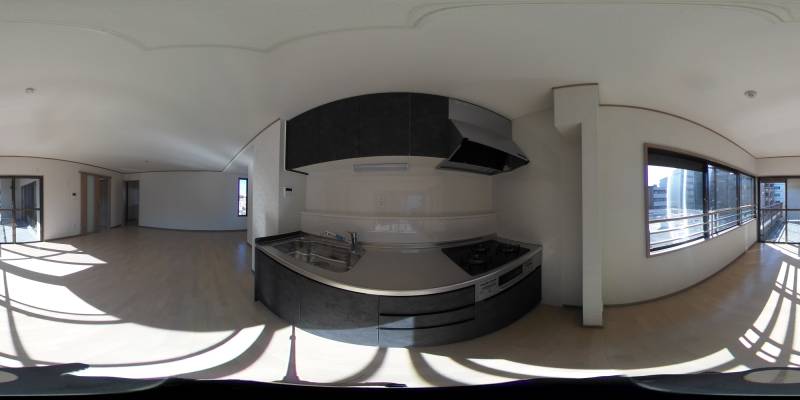 パノラマ画像キッチン