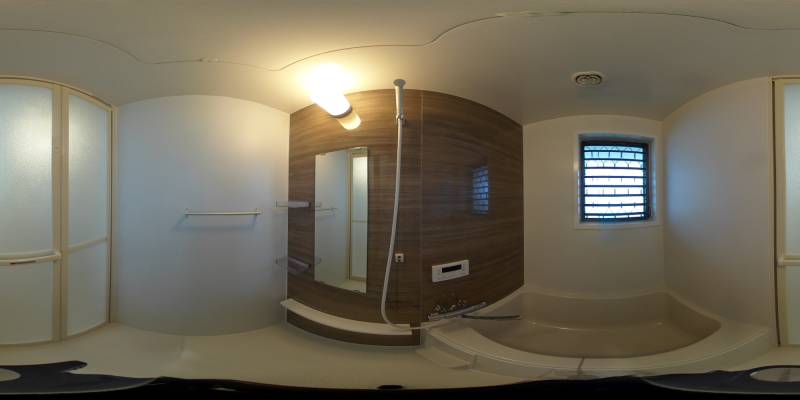 パノラマ画像バスルーム