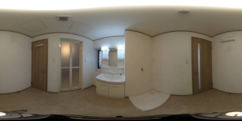 パノラマ画像洗面所