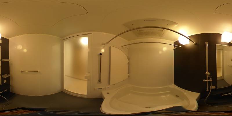 パノラマ画像バスルーム