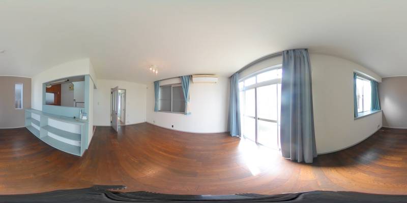 パノラマ画像リビング