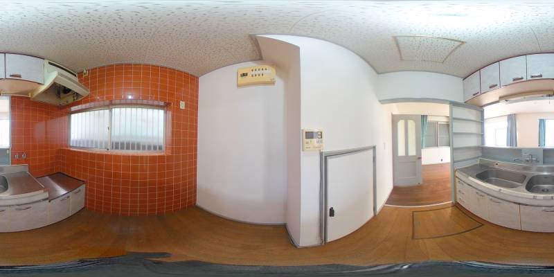 パノラマ画像キッチン