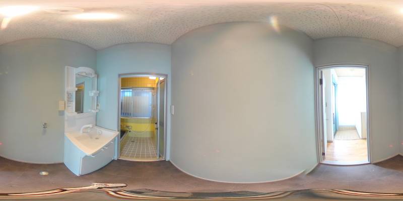 パノラマ画像洗面所