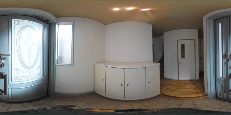 パノラマ画像玄関