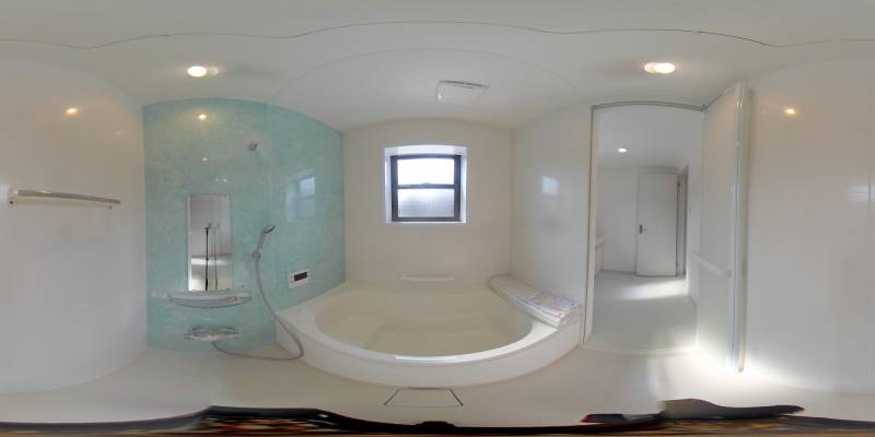 パノラマ画像バスルーム