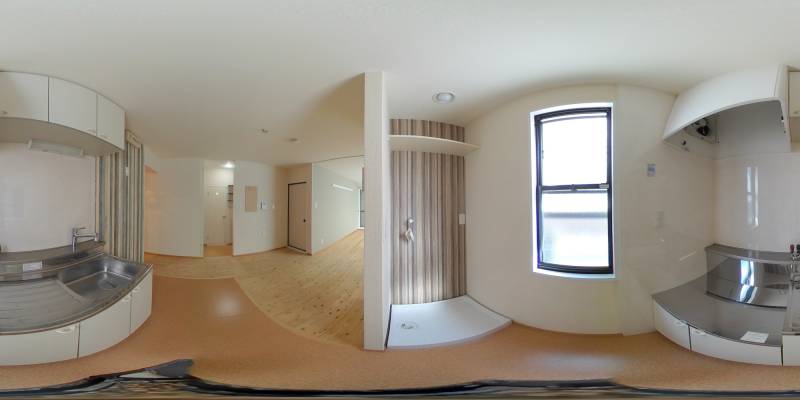 パノラマ画像キッチン