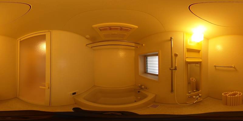 パノラマ画像バスルーム