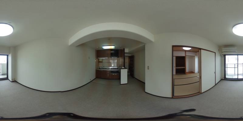 パノラマ画像リビング