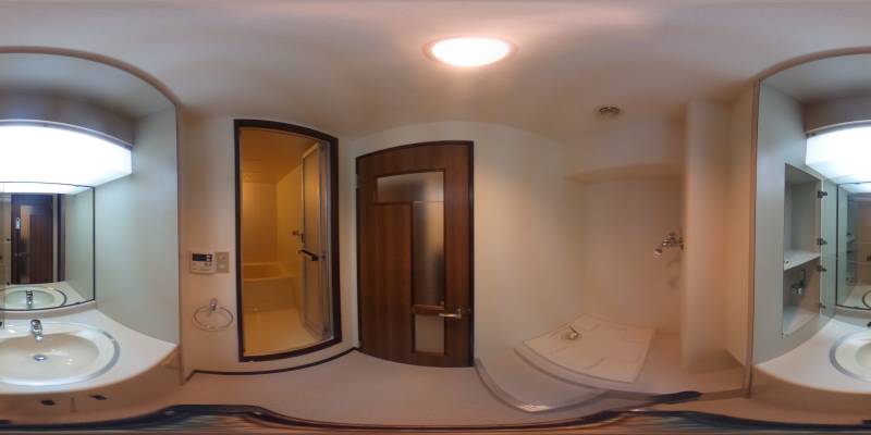 パノラマ画像洗面所