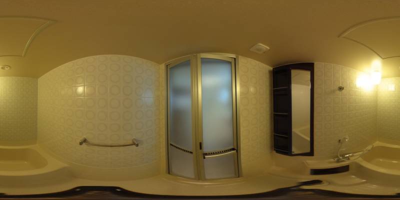 パノラマ画像バスルーム