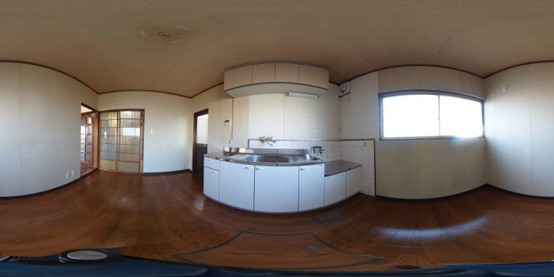 パノラマ画像キッチン