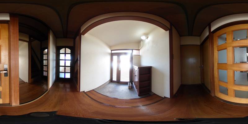 パノラマ画像玄関