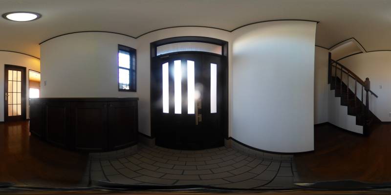 パノラマ画像玄関