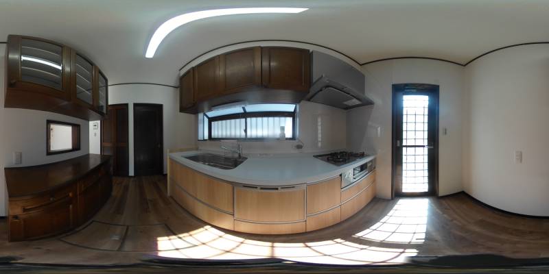 パノラマ画像キッチン