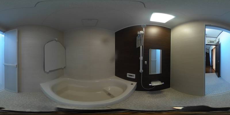 パノラマ画像バスルーム