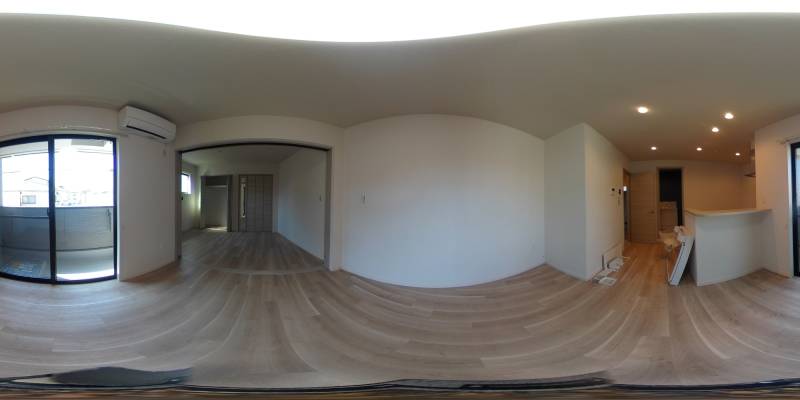 パノラマ画像リビング