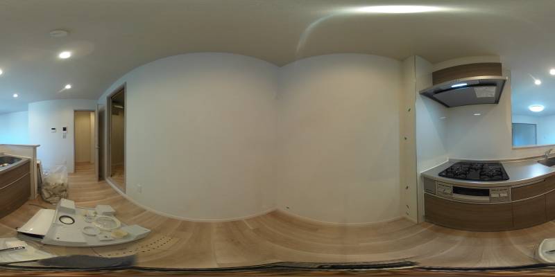 パノラマ画像キッチン