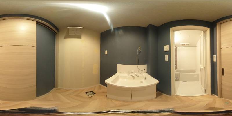 パノラマ画像洗面所